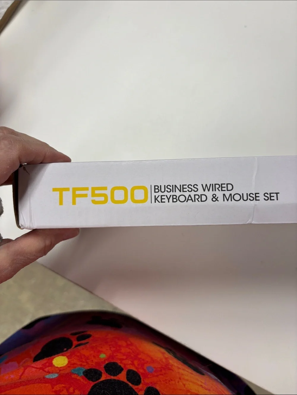 WOLF TF500 Black Wired Keyboard & Mouse Set
